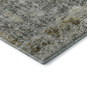 HomeRoots 9' X 12' Taupe Beige Ivory Oriental Area Rug - Washable, Stain-Resistant, UV Protected for Homes 700216