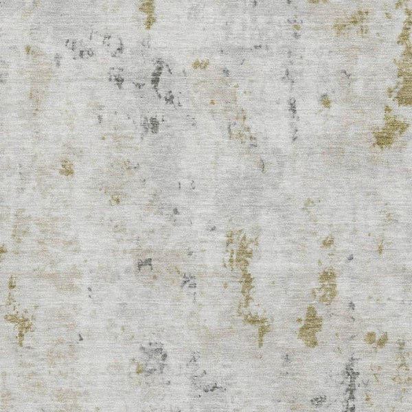 HomeRoots 10' X 14' Versatile Linen Beige & Gray Abstract Area Rug – Washable, UV-Protected, Durable Design 700229