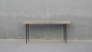 Lilys Vintage Console Table With Metal Legs 6-7Ft Long (Size & Finish Vary) 7002-3