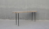 Lilys Vintage Console Table With Metal Legs 6-7Ft Long (Size & Finish Vary) 7002-3
