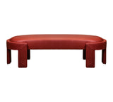 Olivia + Quinn Gramercy Bench Ottoman 7002_AGL2901 Angelina Salsa