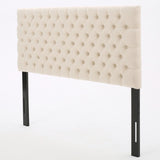 Christopher Knight Home® - Noble House - Jezebel Contemporary Full/Queen Tufted Fabric Headboard