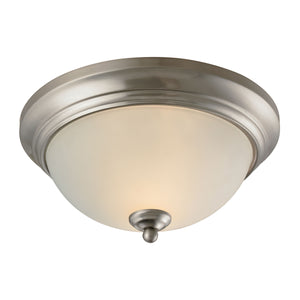 Huntington 11'' Wide 2-Light Flush Mount - Brushed Nickel 7002FM/20 Thomas