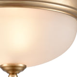 Helena 11'' Wide 2-Light Flush Mount - Satin Gold 7002FM/50 Thomas