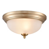 Helena 11'' Wide 2-Light Flush Mount - Satin Gold 7002FM/50 Thomas