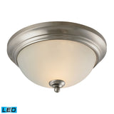 Huntington 11'' Wide 2-Light Flush Mount - Brushed Nickel - Includes LED Bulbs 7002FM/20-LED Thomas