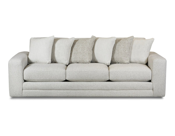Fusion Hogan Cotton Sofa - Luxe Living Collection With Plush Comfort, Reversible Cushions & Elegant Design Off White Ws ,73% Polypropylene 27% Polyester 7003-00 Hogan Cotton Sofa