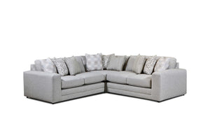 Fusion Missionary Raffia Sectional Sofa With Luxe Comfort, Reversible Cushions & Stylish Contrasting Pillows Multi Ws ,100% Polypropylene 7003 21l, 15, 21r Missionary Raffia  Sectional