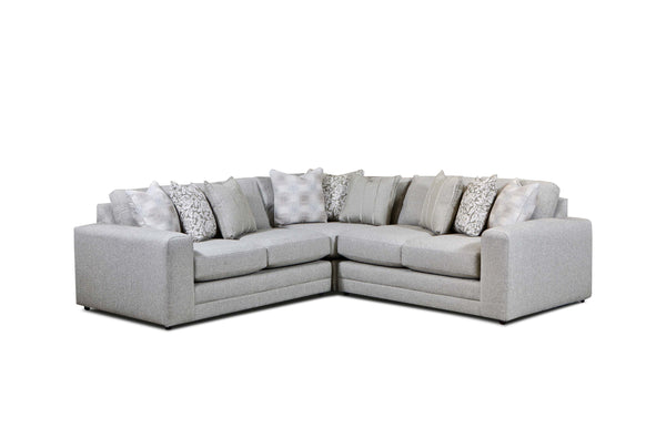 Fusion Missionary Raffia Sectional Sofa With Luxe Comfort, Reversible Cushions & Stylish Contrasting Pillows Multi Ws ,100% Polypropylene 7003 21l, 15, 21r Missionary Raffia  Sectional