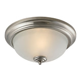 Huntington 13'' Wide 2-Light Flush Mount - Brushed Nickel 7003FM/20 Thomas