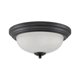 Helena 13'' Wide 2-Light Flush Mount - Black 7003FM/60 Thomas