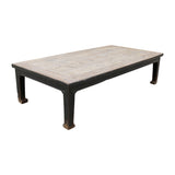 Lilys Antique Coffee Xl Table With Black Lacquer Approx. 6-8Ft Long 35-50’’Wide(Size & Color Vary) 7004-B