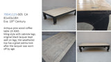 Antique Coffee Table Xl Black Lacquer Xl Approx. 6-8Ft Long 35-50’’Wide(Size & Color Vary)