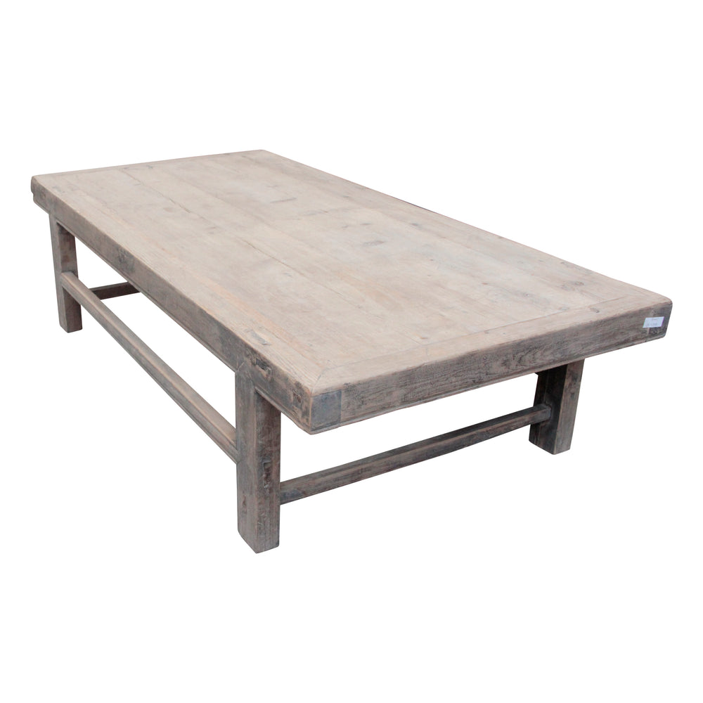 Lilys Vintage Coffee Table Large Approx 6-8’ Long 20-30" Wide Weathered Natural(Size & Color Vary) 70040142A
