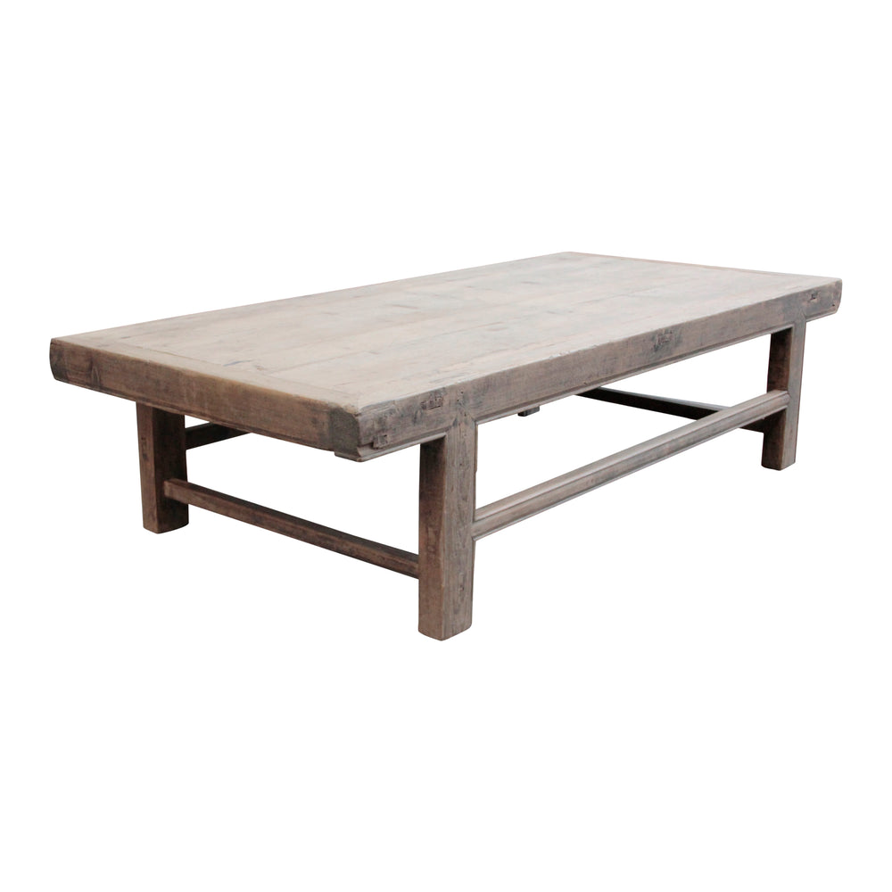 Lilys Vintage Coffee Table Large Approx 6-8’ Long 20-30" Wide Weathered Natural(Size & Color Vary) 70040142A