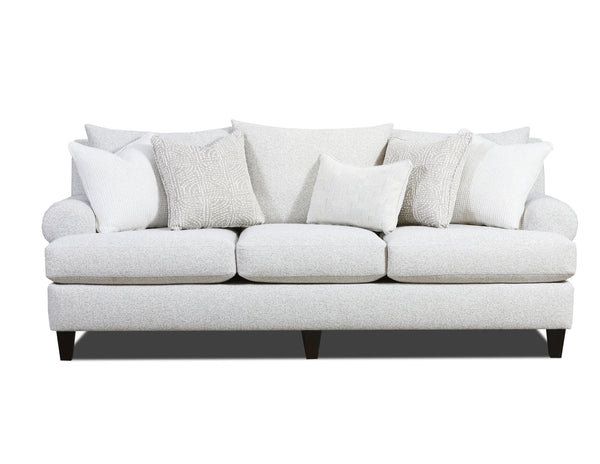 Fusion Hogan Cotton Sofa - Luxe Living Collection With Plush Comfort, Reversible Cushions & Elegant Design Off White Ws ,73% Polypropylene 27% Polyester 7005-00kp Hogan Cotton Sofa