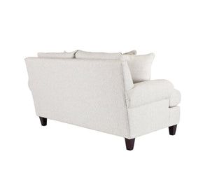 Fusion Hogan Cotton Loveseat - Off White, Luxe Living Collection With Plush Cushions & Contrast Pillows Off White Ws ,73% Polypropylene 27% Polyester 7005-01 Hogan Cotton Loveseat