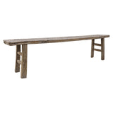 Vintage Bench Large About 6-7Ft Long Weathered Natural(Size & Color Vary)