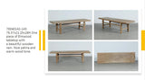 Lilys Vintage Bench Large About 6-7Ft Long Weathered Natural(Size & Color Vary) 7005-2