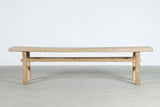 Vintage Bench Xl Over 8 Ft Long Weathered Natural(Size & Color Vary)