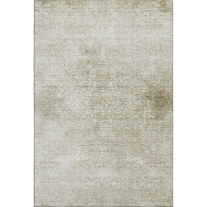 HomeRoots 8' X 10' Beige and Ivory Oriental Area Rug - Washable, UV Protected, Durable, Perfect for Any Space! 700587