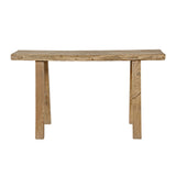 Lilys 35" Elmwood Bench Weathered Natural (Upper Width 10" Lower Width 14").. 7006-XS