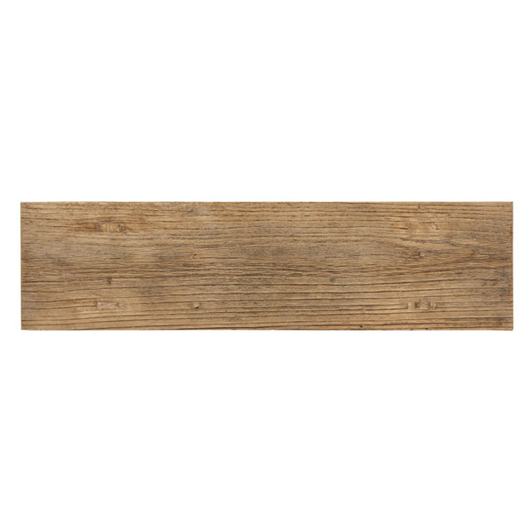 Lilys 35" Elmwood Bench Weathered Natural (Upper Width 10" Lower Width 14").. 7006-XS
