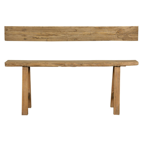 Lilys 45" Noodle Bench Weathered Natural (Upper Width 6" Lower Width 10") 7006-S