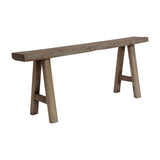 Lilys 45" Noodle Bench Weathered Natural (Upper Width 6" Lower Width 10") 7006-S