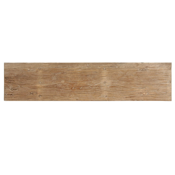 Lilys 43" Elmwood Bench Weathered Natural (Upper Width 10" Lower Width 14") 7006-4