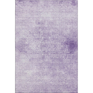 HomeRoots 10' Lilac & Ivory Oriental Washable Area Rug – UV Protected, Stain Resistant, Perfect for Busy Homes! 700607