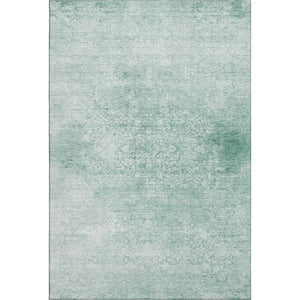 HomeRoots 9' X 12' Turquoise & Ivory Oriental Washable Area Rug – UV Protected, Stain-Resistant & Durable Design 700624