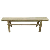 Lilys Vintage Country Board Bench Weathered Natural Wood (Size Vary) 7006-3