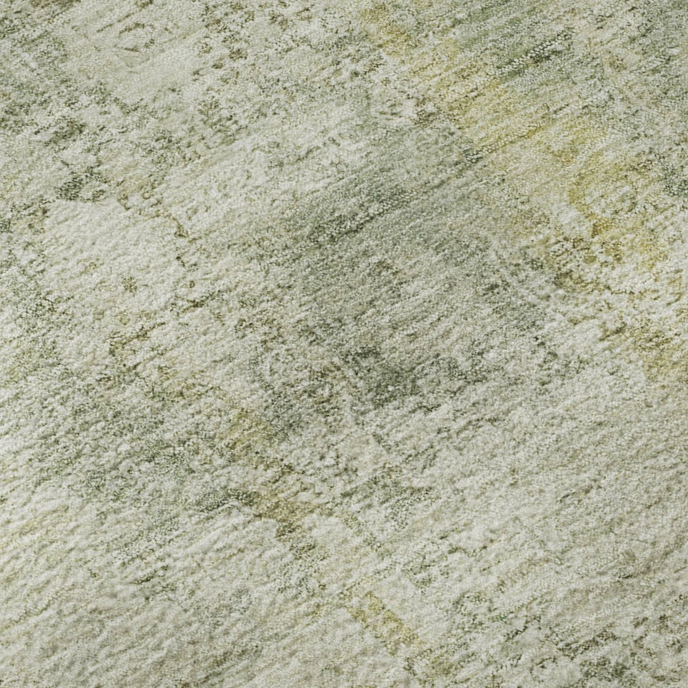 HomeRoots 9' X 12' Beige & Green Oriental Washable Area Rug – Durable, Stylish, UV-Protected for Busy Homes 700642