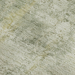 HomeRoots 9' X 12' Beige & Green Oriental Washable Area Rug – Durable, Stylish, UV-Protected for Busy Homes 700642