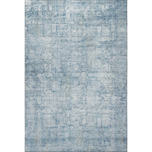 HomeRoots 10' Blue and Ivory Oriental Washable Area Rug - Durable, UV-Protected, Stylish for Every Space 700649