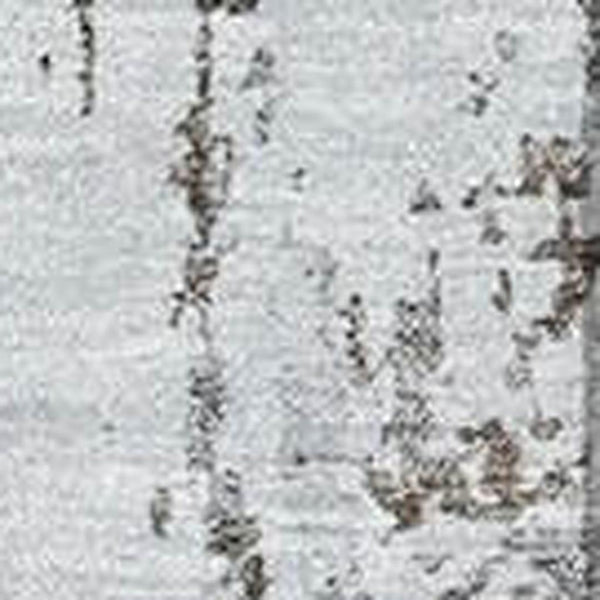 HomeRoots 8' X 10' Modern Brown and Ivory Abstract Area Rug – Washable, Stain Resistant, UV Protection, Durable 700677