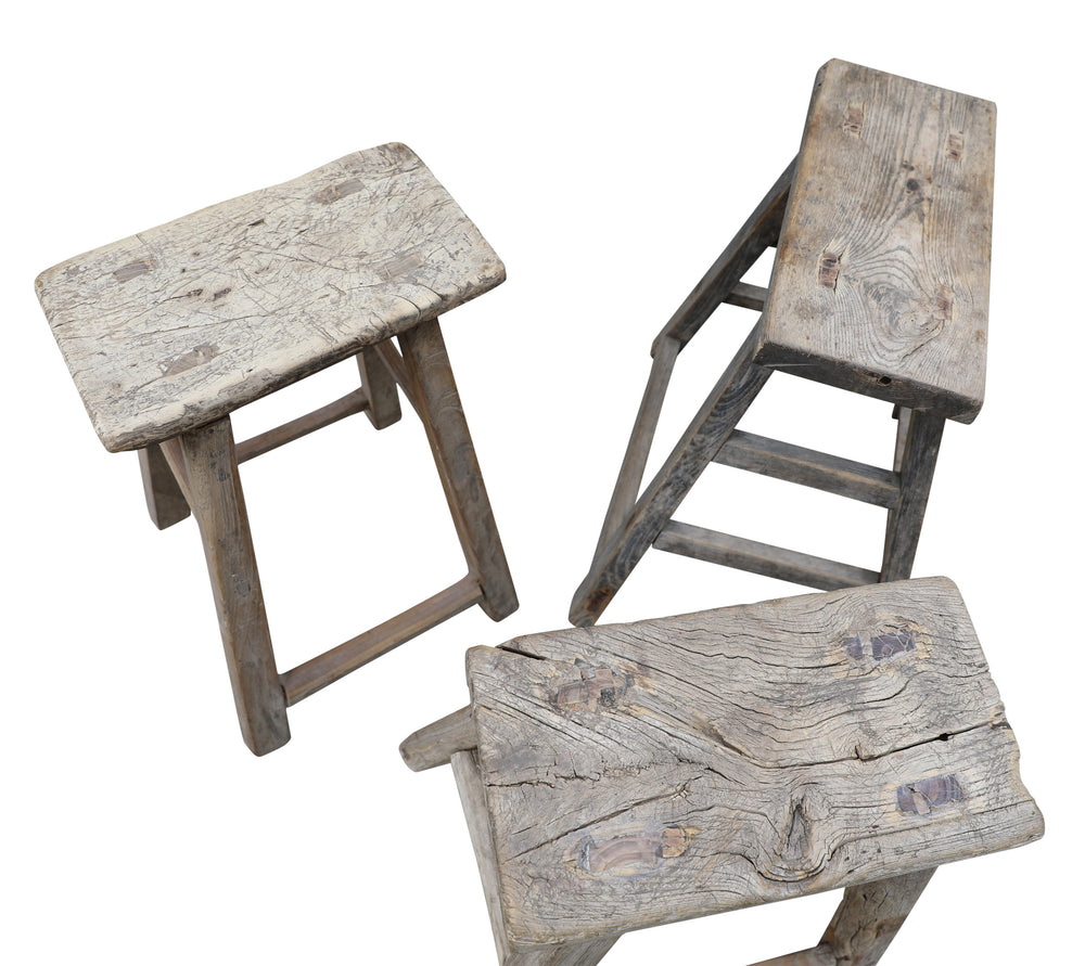 Lilys Vintage Stool Rectangular (Size & Finish Vary) 7007