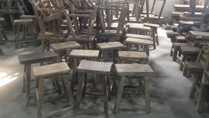 Lilys Vintage Stool Rectangular (Size & Finish Vary) 7007