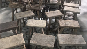 Lilys Vintage Stool Rectangular (Size & Finish Vary) 7007