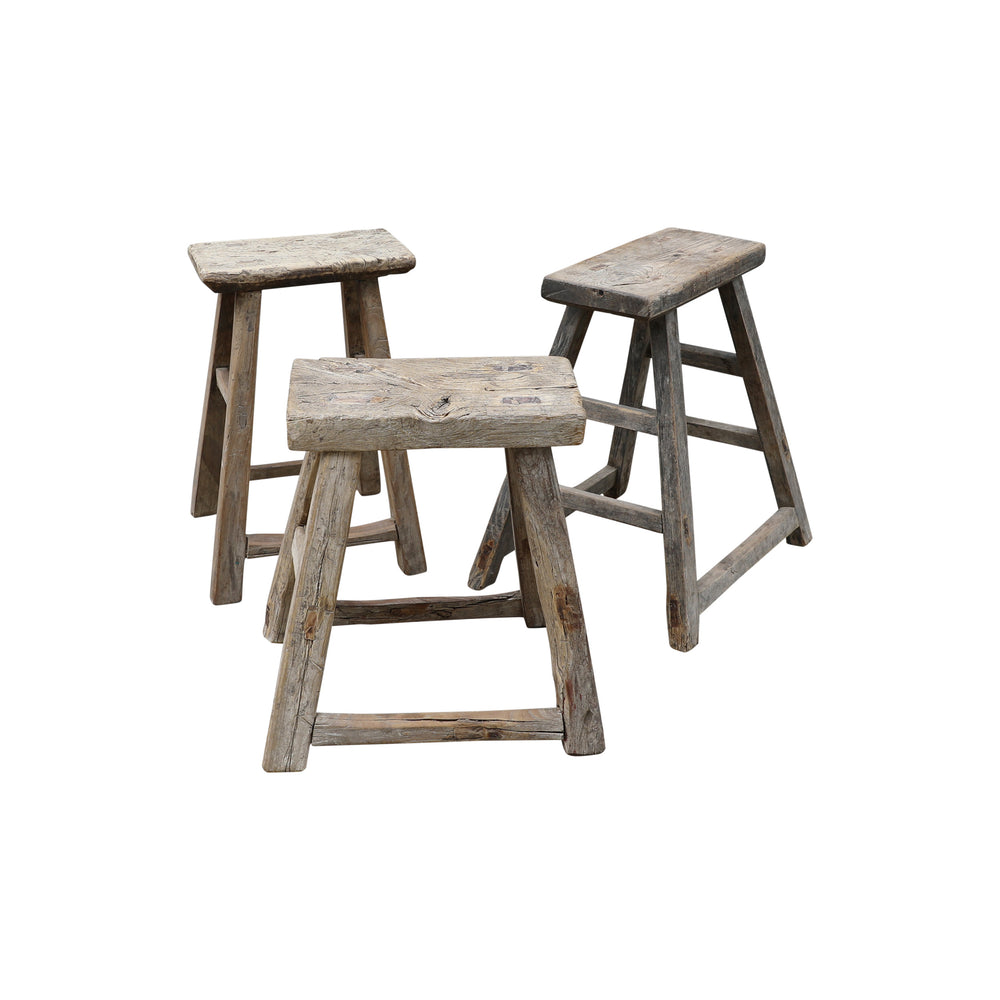 Lilys Vintage Stool Rectangular (Size & Finish Vary) 7007