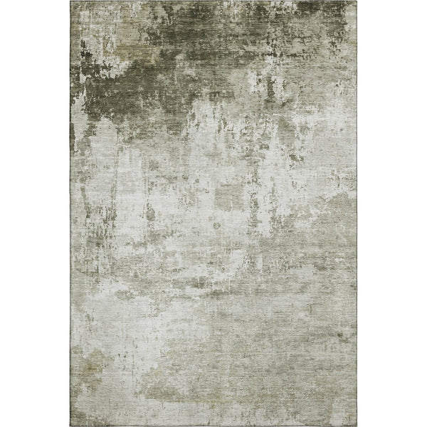 HomeRoots 5' X 8' Stylish Taupe & Ivory Abstract Area Rug - Washable, Stain Resistant, UV Protected for Durability 700723