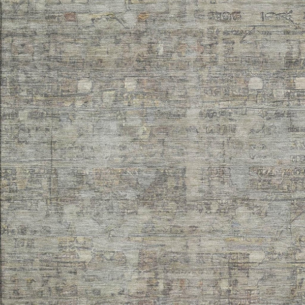 HomeRoots 5' X 8' Taupe & Beige Geometric Area Rug - Washable, UV-Protected, Stain-Resistant for Every Home 700759