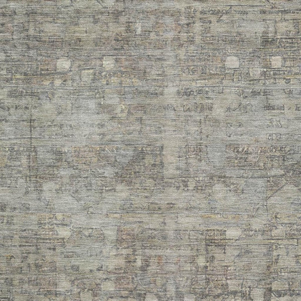 HomeRoots 8' X 10' Washable Taupe & Beige Geometric Area Rug - Durable, Stain Resistant & UV Protected Design 700761