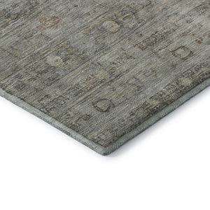 HomeRoots 9' X 12' Taupe Beige Geometric Washable Area Rug - Durable, Stylish, UV-Protected for High Traffic Areas 700762