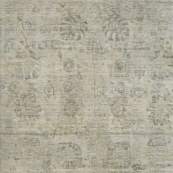 HomeRoots 5' X 8' Elegant Taupe and Beige Oriental Area Rug - Washable, UV Protected, Pet-Friendly Design 700789