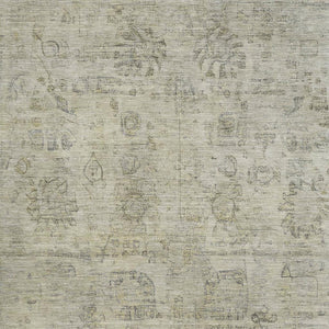 HomeRoots 9' X 12' Taupe and Beige Oriental Area Rug - Durable, Washable, UV Protected for Busy Homes & Style 700792