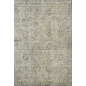 HomeRoots 9' X 12' Taupe and Beige Oriental Area Rug - Durable, Washable, UV Protected for Busy Homes & Style 700792