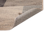 Sams International Abacasa Sonoma Kelso Machine Made Viscose Geometric  Rug Charcoal, Ivory, Grey 5'3" x 7'6"