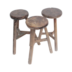 Lilys Vintage Round Stool (Size & Finish Vary) 70080140